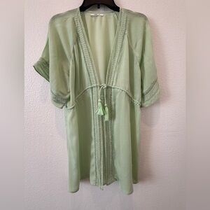 O'Neill Wilder swim coverup green size M/L preloved
